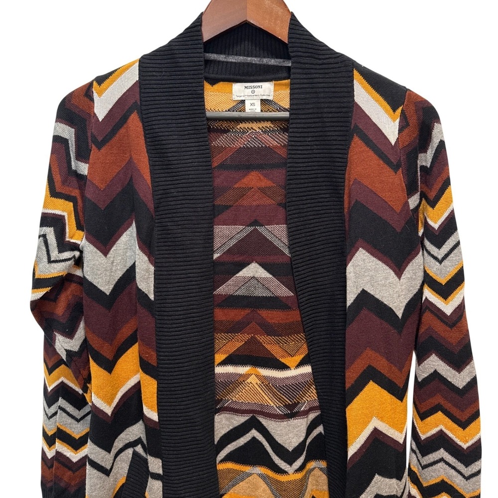 Missoni for Target Zigzag Chevron Cardigan Sweater XS‎ - Picture 2 of 5